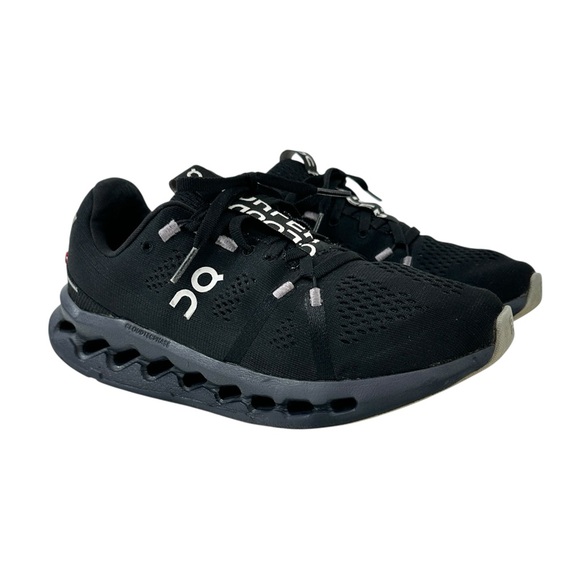 ON Running Cloudsurfer Black Running Shoes Sneakers - Picture 1 of 9